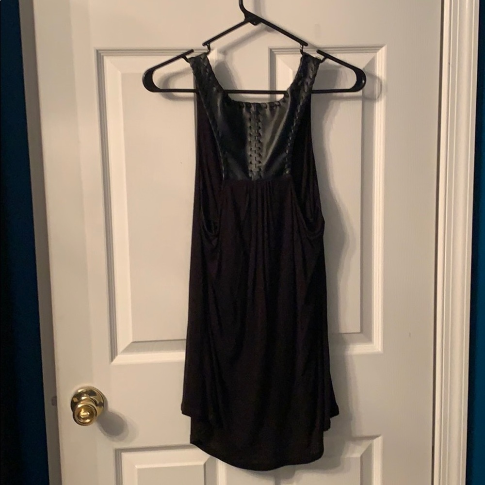 Black flowy tank top